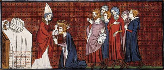 Carlos Magno coroado imperador pelo Papa Leão III
